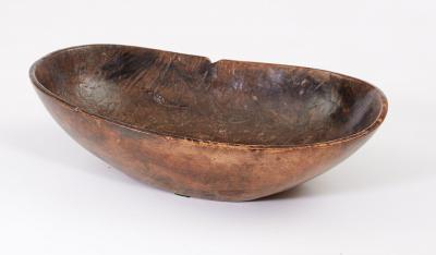 Swedish Carved Burl Bowl