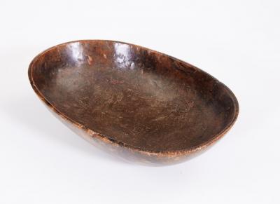 Swedish Carved Burl Bowl