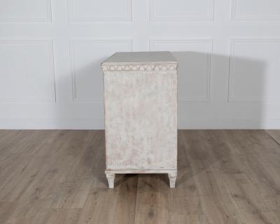 Swedish Chest of Drawers with Dentil Carving Mid 19th Century