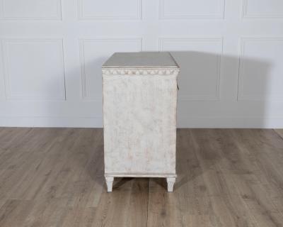 Swedish Chest of Drawers with Dentil Carving Mid 19th Century