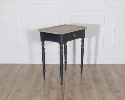 Swedish Console Table with Gallery Edge and Contrasting Painted Top circa 1880