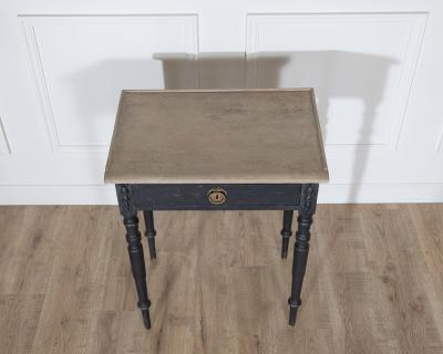Swedish Console Table with Gallery Edge and Contrasting Painted Top circa 1880