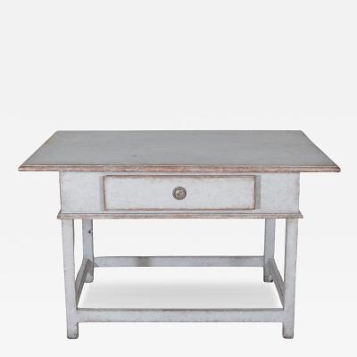 Swedish Country Pine Table with Drawer circa 19th Century