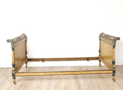 Swedish Daybed in Painted Wood circa 1850