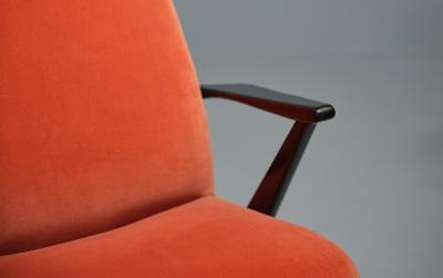 Swedish Design Lounge Chairs Bengt Rudas Triva Model in Aragosta Velvet