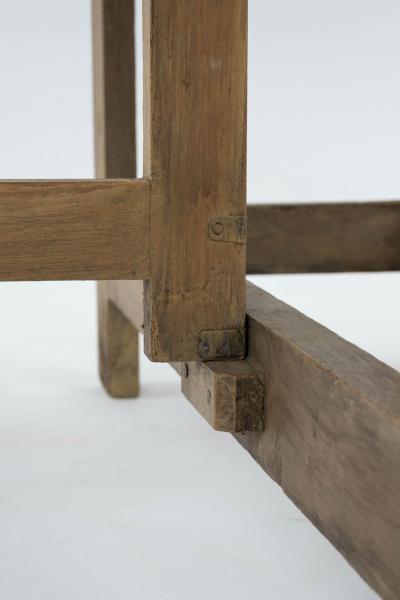 Swedish Drop Leaf Dining Table in Early Ocher Paint