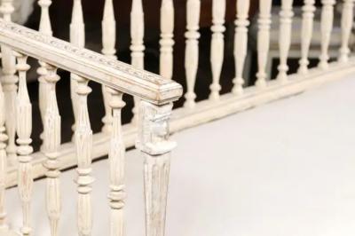 Swedish Egyptian Revival Period 1790s Painted Sofa with Carved Pharaonic Heads