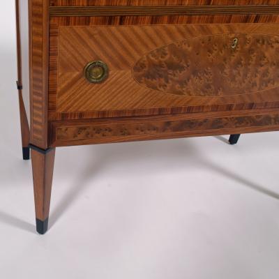 Swedish Entryway Intarsia Mirror Chest 19th century