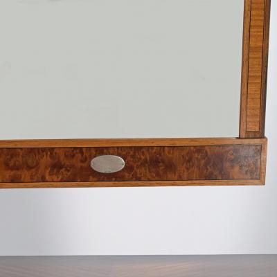 Swedish Entryway Intarsia Mirror Chest 19th century
