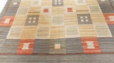 Swedish Flat Weave Rug by Carl Dangel CD 