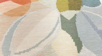 Swedish Flat Weave Rug by Ingegerd Silow