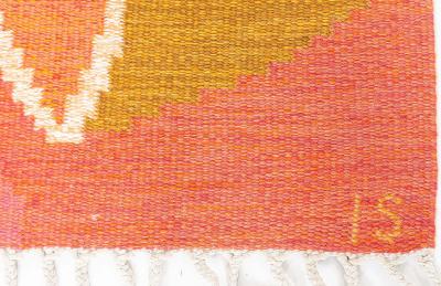 Swedish Flat Weave Rug by Ingegerd Silow