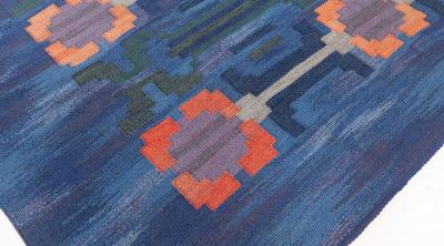 Swedish Flat Weave Rug by Judith Johansson