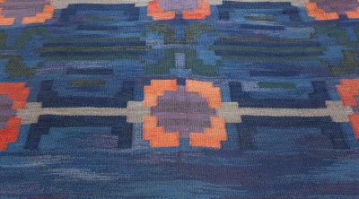 Swedish Flat Weave Rug by Judith Johansson