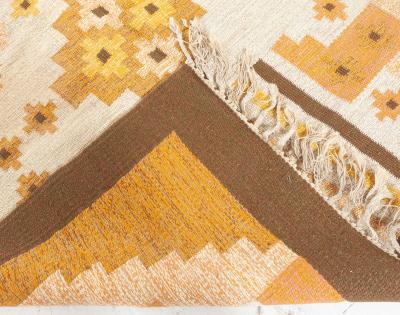 Swedish Flat Weave Rug by Mary Sandberg