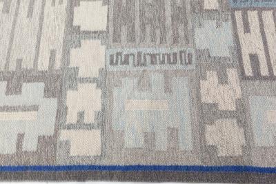 Swedish Flat Woven Rug by Alice Lund