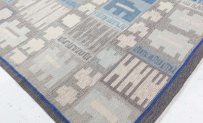 Swedish Flat Woven Rug by Alice Lund