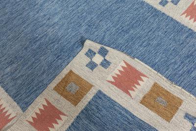 Swedish Flat Woven Rug by Birgitta Soderkvist BS 