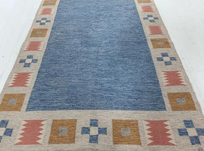 Swedish Flat Woven Rug by Birgitta Soderkvist BS 