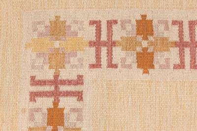 Swedish Flat Woven Rug by Fredrik Fiedler