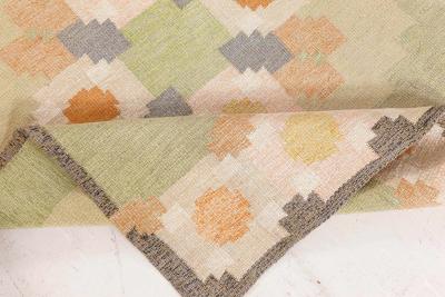 Swedish Flat Woven Rug by Ingegerd Silow