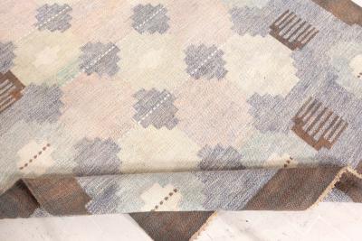 Swedish Flat Woven Rug by Ingegerd Silow