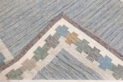 Swedish Flat Woven Rug by Ingegerd Silow