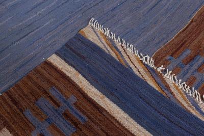 Swedish Flat Woven Rug by Johanna Bruns Vavskola