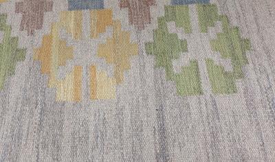 Swedish Flat Woven Rug by Judith Johansson