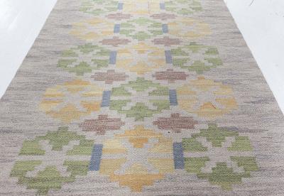 Swedish Flat Woven Rug by Judith Johansson