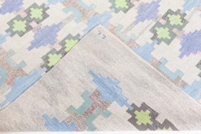 Swedish Flat Woven Rug by Judith Johansson
