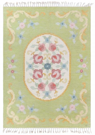 Swedish Flat Woven Rug by Rakel Carllander