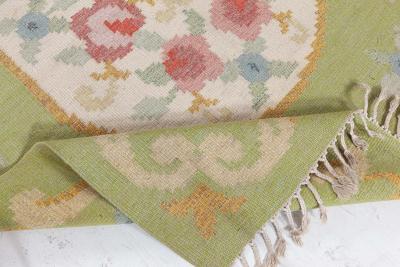 Swedish Flat Woven Rug by Rakel Carllander