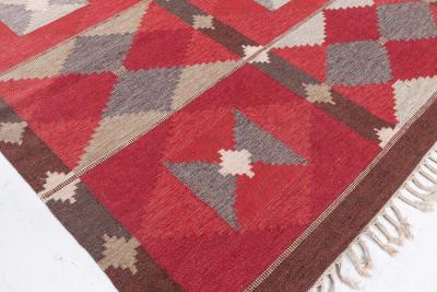 Swedish Flat Woven Rug by Rakel Carllander