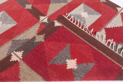 Swedish Flat Woven Rug by Rakel Carllander