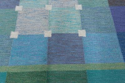 Swedish Flat Woven Rug by Ulla Pakdal