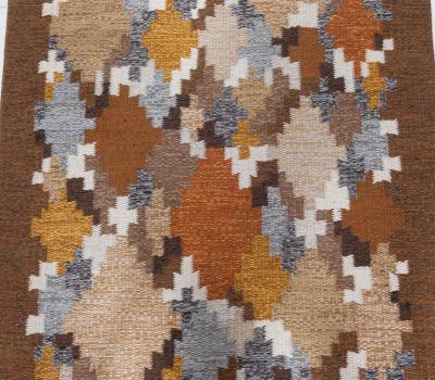 Swedish Flat Woven Runner by Ingegerd Silow