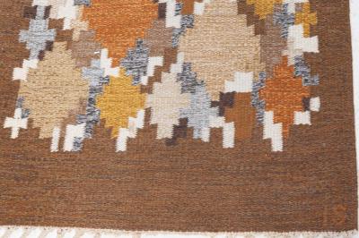 Swedish Flat Woven Runner by Ingegerd Silow