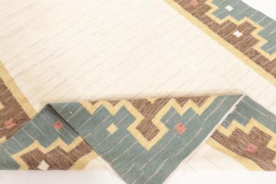 Swedish Flat Woven Signed With Initials GK