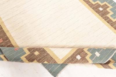 Swedish Flat Woven Signed With Initials GK