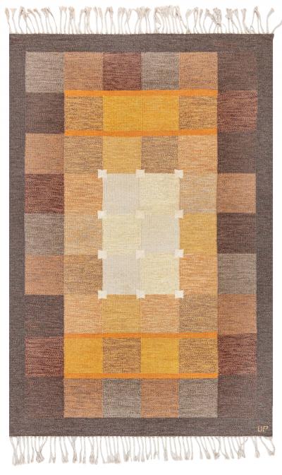 Swedish Flat weave rug by Ulla Parkdal