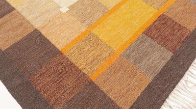 Swedish Flat weave rug by Ulla Parkdal