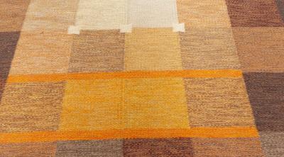 Swedish Flat weave rug by Ulla Parkdal