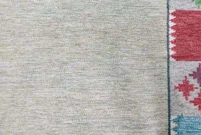 Swedish Flat woven Rug by Bitte Ahlgren BA 
