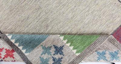 Swedish Flat woven Rug by Bitte Ahlgren BA 