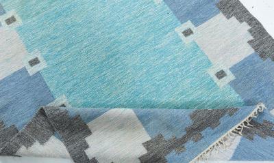 Swedish Flat woven Rug by Ingegerd Silow