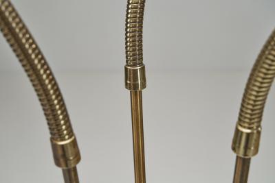 Swedish Floor Lamp with Three Adjustable Arms Sweden Mid 20th Century