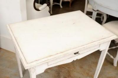 Swedish Freestanding Painted Writing Table Created for Queen Alexandrine