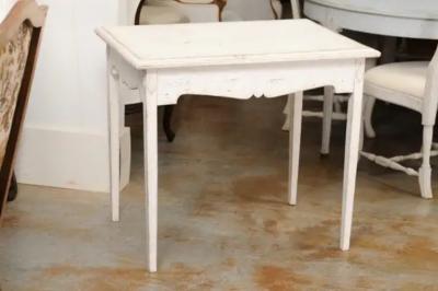 Swedish Freestanding Painted Writing Table Created for Queen Alexandrine