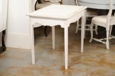 Swedish Freestanding Painted Writing Table Created for Queen Alexandrine